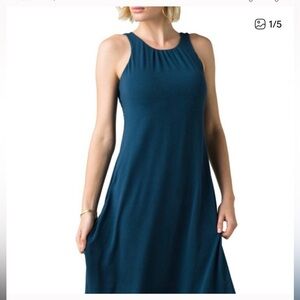 Prana Skypath Dress, Atlantic, NWT, Size L